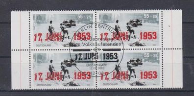 BRD 2003 gestempelt ESST MiNr. 2343 4er Block Volksaufstandes in der DDR