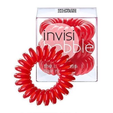 Invisibobble Haar Gummis Raspberry Red, 3 Stück