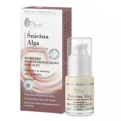 AVA Schneee Algen-Augencreme gegen Falten, 15 ml