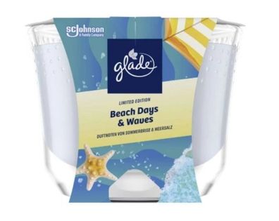 Glade Duftkerze Beach Days & Waves, 224g