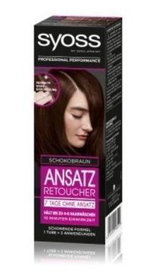 Syoss Ansatz Retoucher Schokobraun 60ml