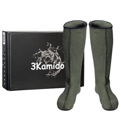 3Kamido® Filz Stiefel Socken Innenstiefel für Regenstiefel Jäger Jagd Grün Geschenk