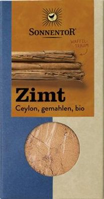 Sonnentor 6x Zimt Ceylon gemahlen, Packung 40g