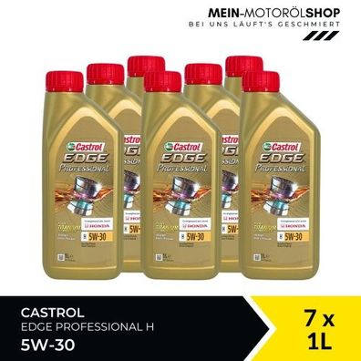 Castrol Edge Professional Fluid Titanium H 5W-30 7x1 Liter