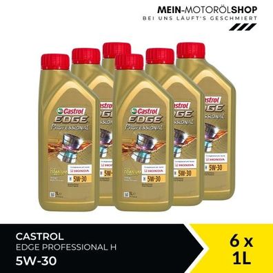 Castrol Edge Professional Fluid Titanium H 5W-30 6x1 Liter