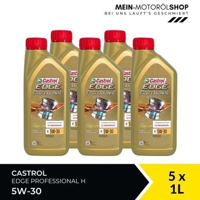 Castrol Edge Professional Fluid Titanium H 5W-30 5x1 Liter