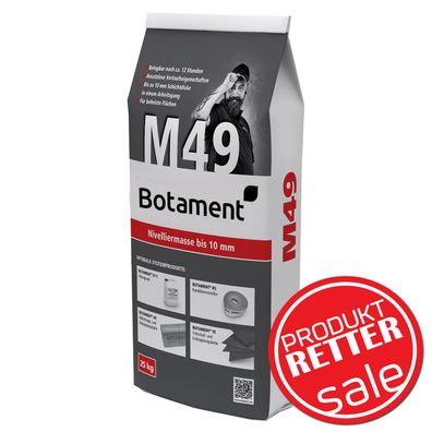 AKTION - Botament M 49 Bodenspachtel 25kg bis 10mm