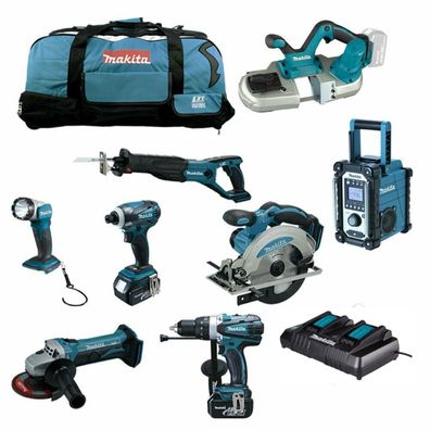 MAKITA 18V Akku Werkzeug Set DHP458 + DSS610 + DPO600 ZX1 Poliermaschine