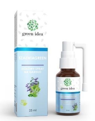 SzaÅ?wiagreen Pflanzlicher Halspray, 25 ml Flasche