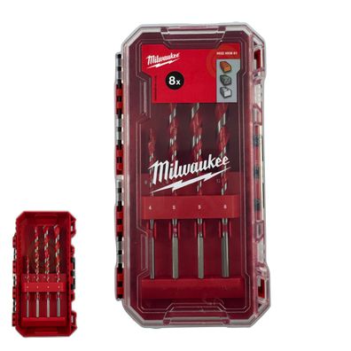 Milwaukee Premium-Betonbohrer 4/5/6/8/10/12 mm (8 Teilig) 4932493881