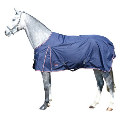 EQuest Outdoordecke Halifax für Pferde mit Fleecefutter, navy
