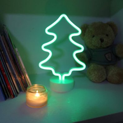 LED-Neonlichtschild, Wanddekoration, Nachtlicht, USB/batteriebetrieben, Neon für Weih