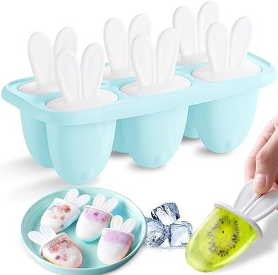 Eisform-Popsicle-Form-Set, Silikon-Mini-Eisform für Kinder