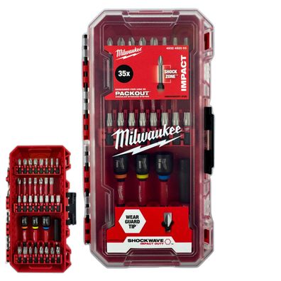 Milwaukee Shockwave Schrauben BIT-Set PH/PZ/TX 35-teilig 4932492003