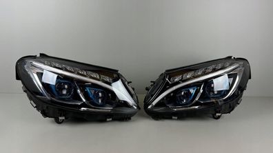 scheinwerfer Mercedes C W205 ILS VOLL LED A2059061804, A2059061704 LINKS RECHTS
