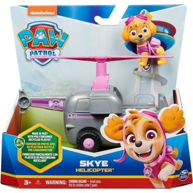 Paw Patrol - Helikopter Mit Skye-Figur (Grau/Rosa)