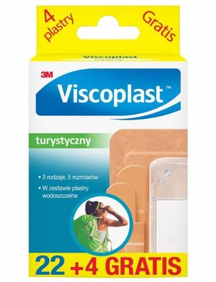 Viscoplast Reise-Pflasterset 26 Stk. von 3M