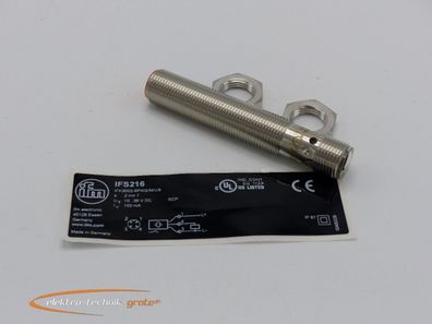 ifm IFS216 Induktiver Sensor IFK3002-BPKG/M/US-104-DPS