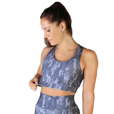 Bodyboo - Bekleidung - Tops - BB70220-Camo-DKGrey - Damen - gray, imgray