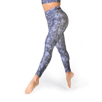 Bodyboo - Bekleidung - Leggings - BB24004-Camo-DKGrey - Damen - gray, imgray