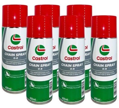 Castrol Chain Spray O-R Kettenspray 6x400 ML