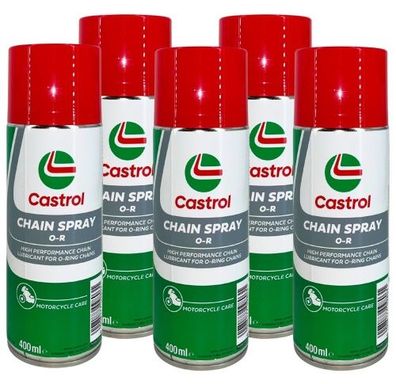 Castrol Chain Spray O-R Kettenspray 5x400 ML