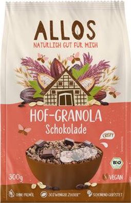 Allos 6x Hof-Granola Schokolade 300g