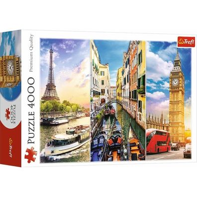 TREFL Puzzle Reise durch Europa 4000 Teile