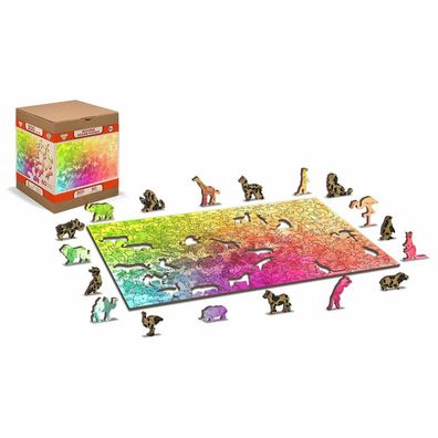 WOODEN CITY Holzpuzzle Schmetterlingstraum 2in1, 300 Teile ECO