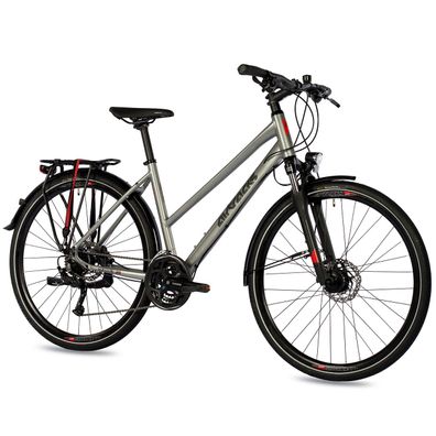 Airtracks Damen Trekking Fahrrad 28 Zoll TR.2845L Alivio 24 Gang RD-T4000 Silber