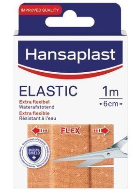 Hansaplast Elastische Pflaster 1 m x 6 cm