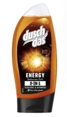 Duschdas Energy Duschgel für Männer, 2x250ml