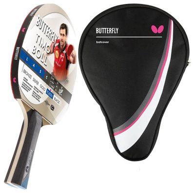 Butterfly 1x Timo Boll Platin 85026 Tischtennisschläger + Tischtennishülle Drive Case