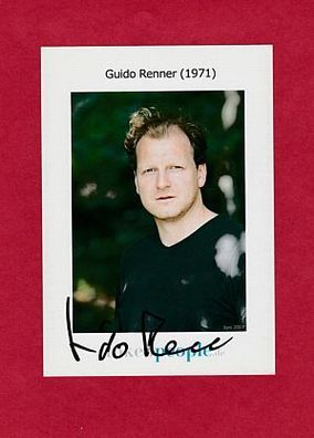 Guido Renner ( dt. -brasilianischen Schauspie ) - persönlich signiert ca. 18 x 13 cm