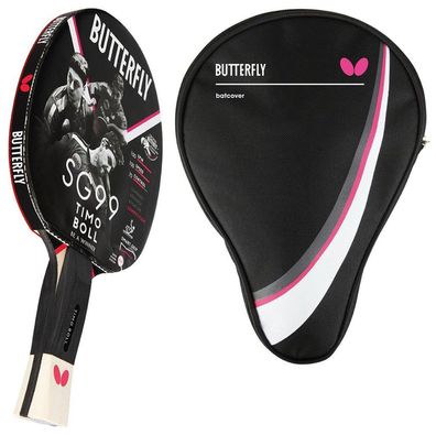 Butterfly 1x Timo Boll SG99 Tischtennisschläger + Tischtennishülle Drive Case