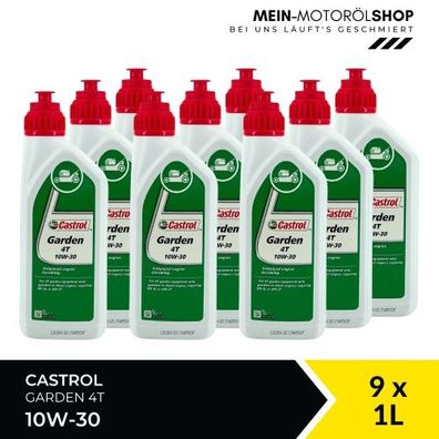 Castrol Garden 4T 10W-30 9x1 Liter