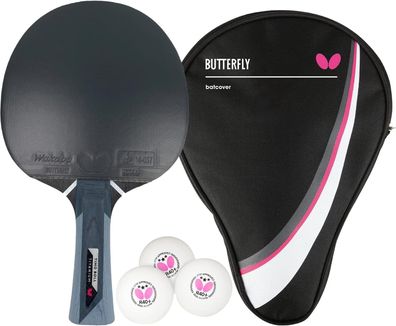 Butterfly 1x Timo Boll Titanium Tischtennisschläger + Tischtennishülle Drive Case