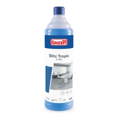 Blitz Tropic Neutraler Alkohol-Universalreiniger, duftintensiv | Flasche (1 l)