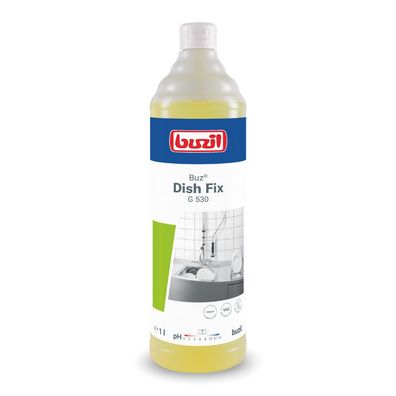 12x Buz® Dish Fix Handgeschirrspülmittel und Neutralreiniger | Flasche (1 l)