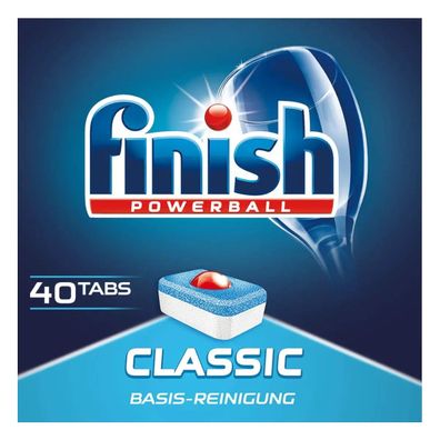 FINISH Classic Basis-Reinigung 40er Tabs