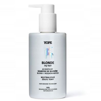 Yope Blonde Pflege Shampoo für blondes Haar, 300 ml