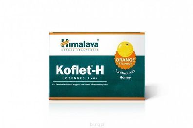 Himalaya Koflet-H Orangenaroma Lutschtabletten, Hustenlinderung