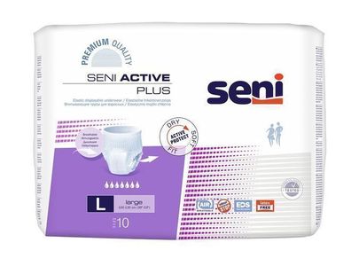 Seni Active Plus Inkontinenzhosen Gr. L (10 Stk.)