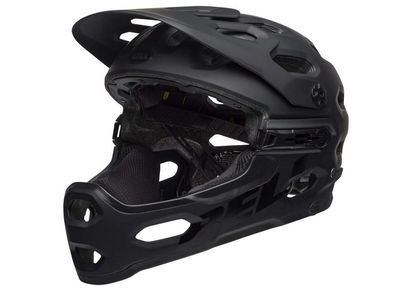 BELL Fullfacehelm SUPER 3R MIPS Fahrradhelm black/ grey