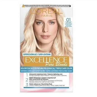 L'Oréal Paris Excellence Creme Haarfarbe 01 - Super Helles Naturblond