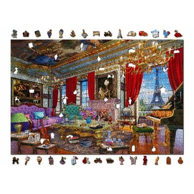 WOODEN CITY Holzpuzzle Palast in Paris 2in1, 2000 Teile ECO