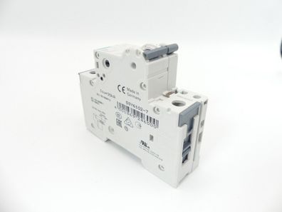 Siemens 5SY61 MCB C2 Leitungsschutzschalter + 5ST301. AS Hilfsstromschalter