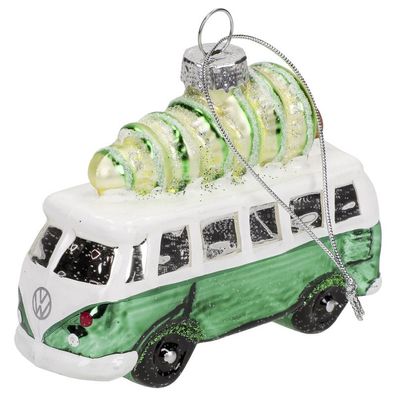 Original VW Weihnachtsbaumanhänger T1 Bulli Tannenbaum Weihnachten grün 3A2087790GT1