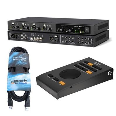 RME Audio Interface Fireface 802 FS AE mit Fernbedienung und Kabel