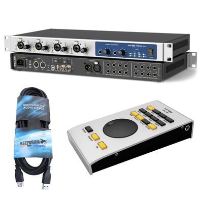 RME Audio Interface Fireface 802 FS mit Fernbedienung und Verlängerung